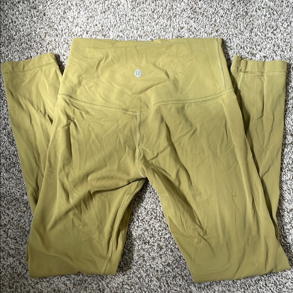 Lululemon Align Yellow Leggings 25”